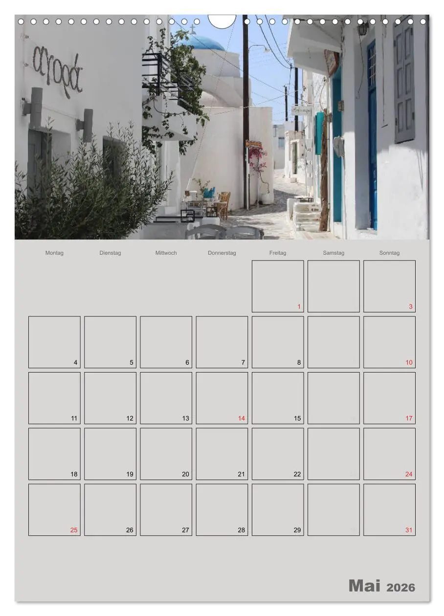 Bild: 9783516452662 | Kykladen, Perlen der Ägäis (Wandkalender 2026 DIN A3 hoch),...