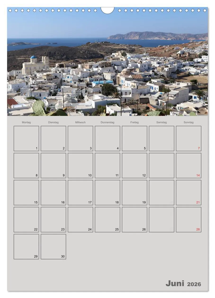 Bild: 9783516452662 | Kykladen, Perlen der Ägäis (Wandkalender 2026 DIN A3 hoch),...