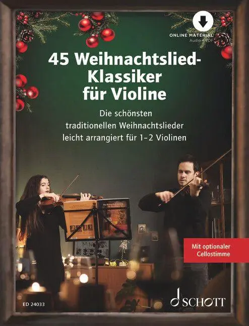 Cover: 9790001222662 | 45 Weihnachtslied-Klassiker für Violine | Broschüre | Deutsch | 2025