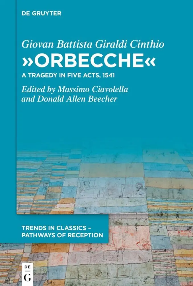 Cover: 9783119142762 | »Orbecche« | A Tragedy in Five Acts, 1541 | Cinthio | Buch | VI | 2025