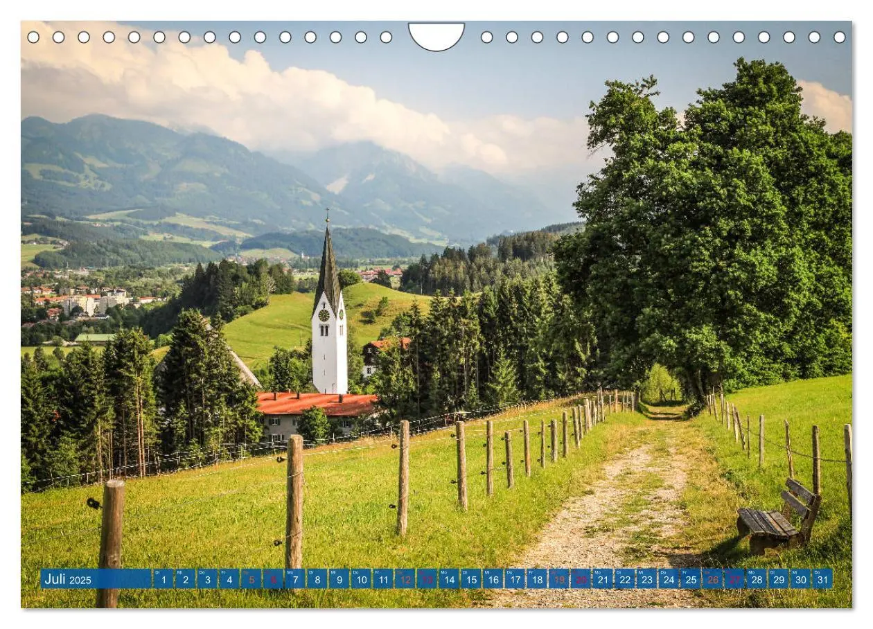 Bild: 9783435192762 | Allgäu - Perle im Süden (Wandkalender 2025 DIN A4 quer), CALVENDO...