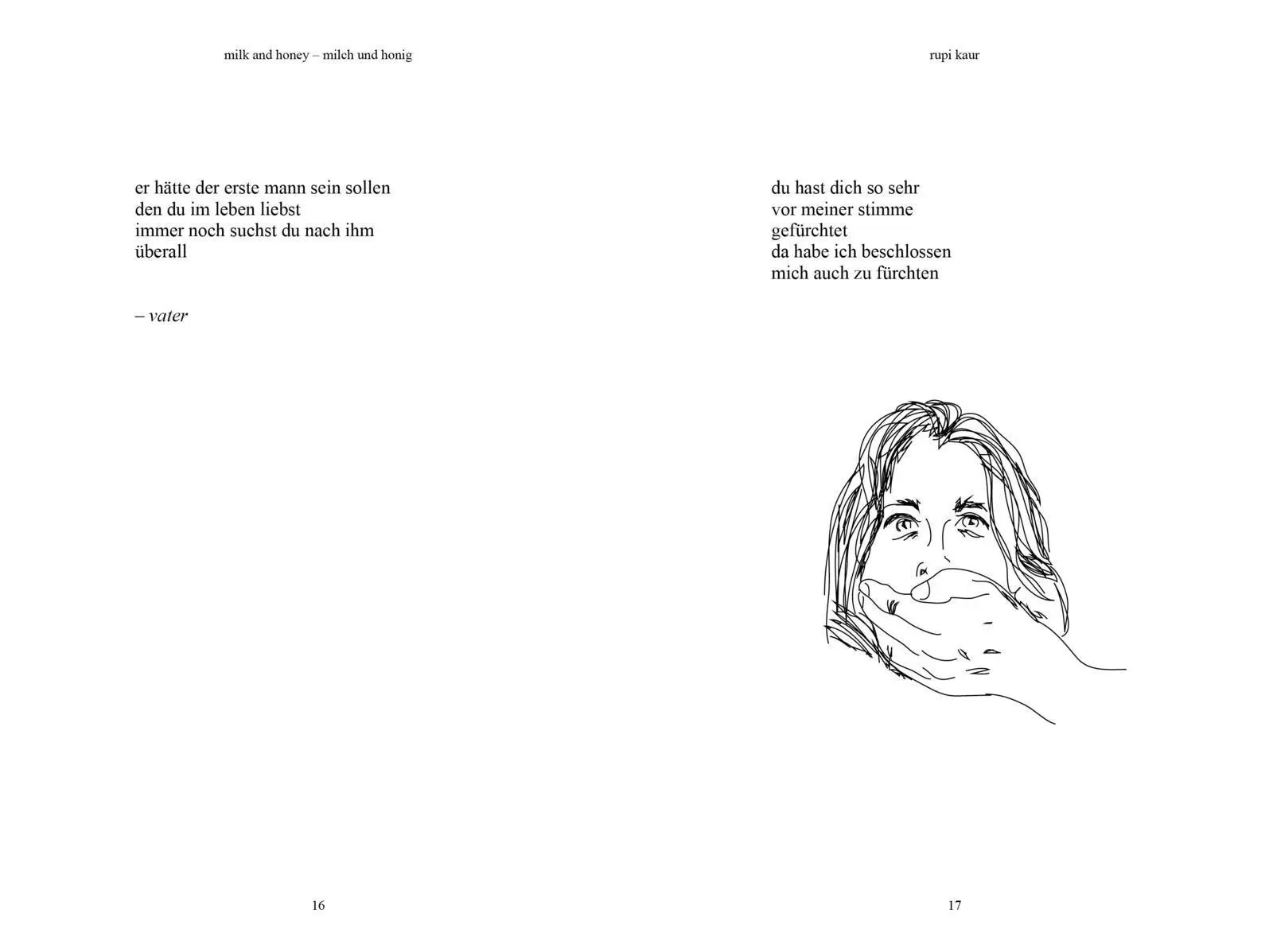 Bild: 9783957612762 | milk and honey - milch und honig | Rupi Kaur | Taschenbuch | 208 S.