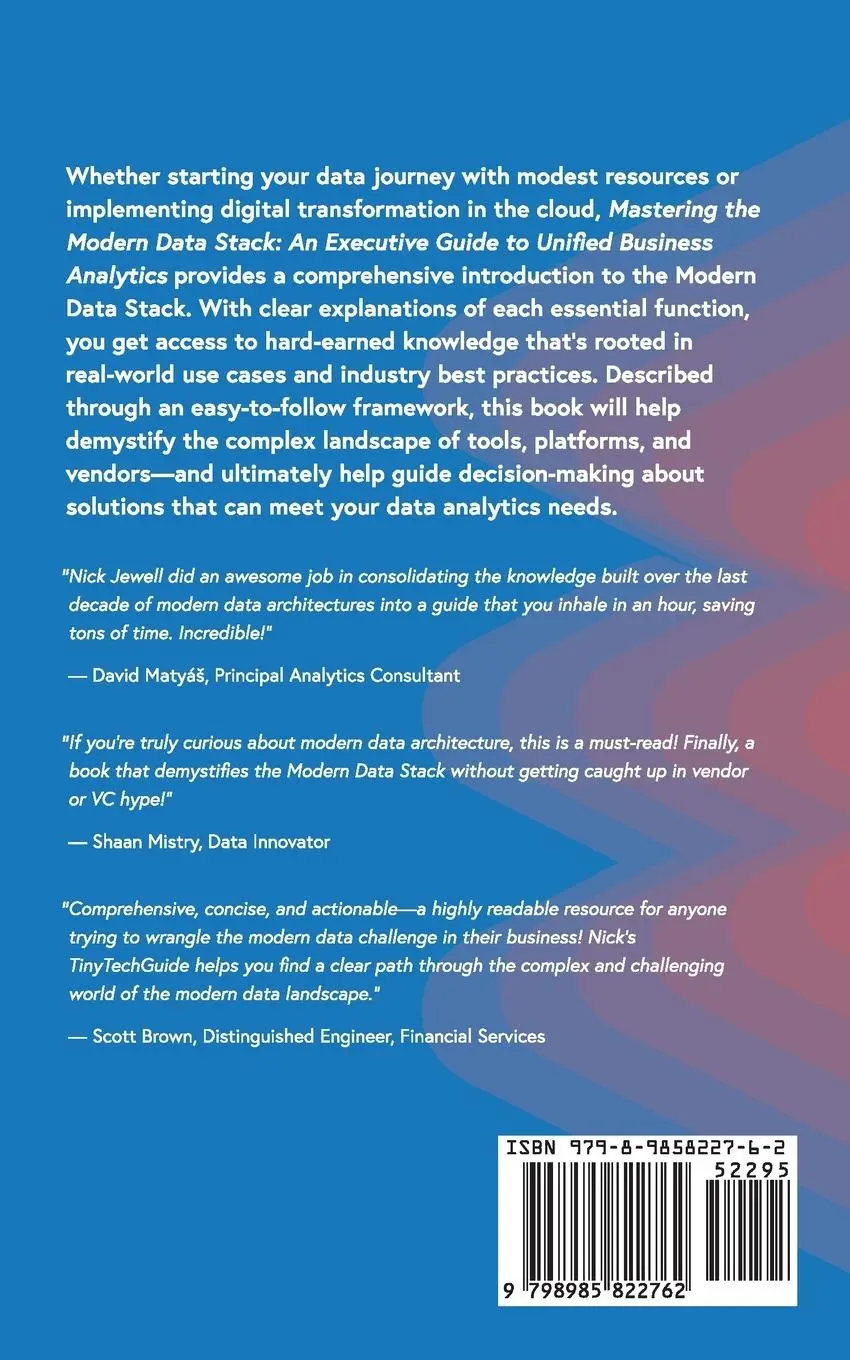 Rückseite: 9798985822762 | Mastering the Modern Data Stack | Nick Jewell | Taschenbuch | Englisch