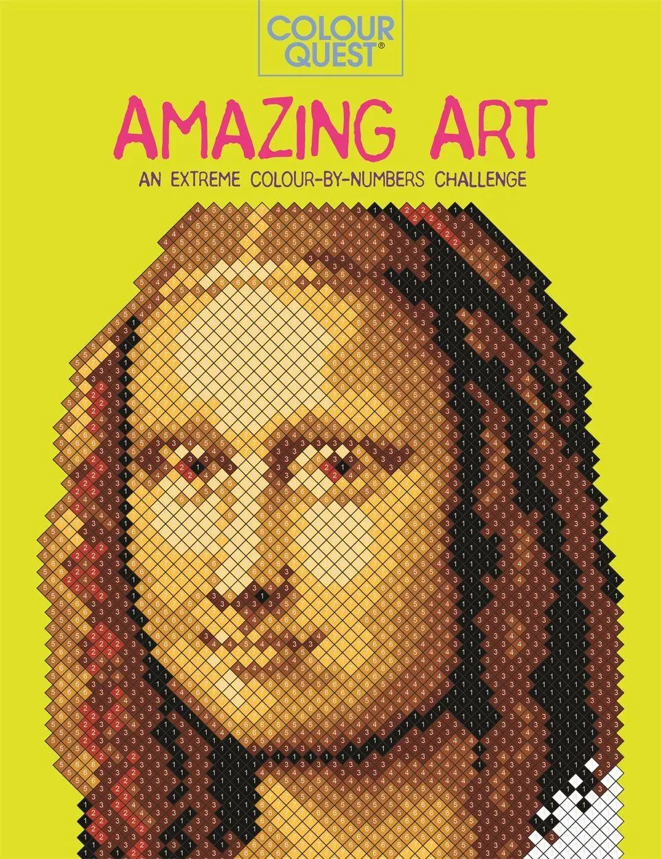 Cover: 9781789292862 | Colour Quest® | Amazing Art : An Extreme Colour by Numbers Challenge