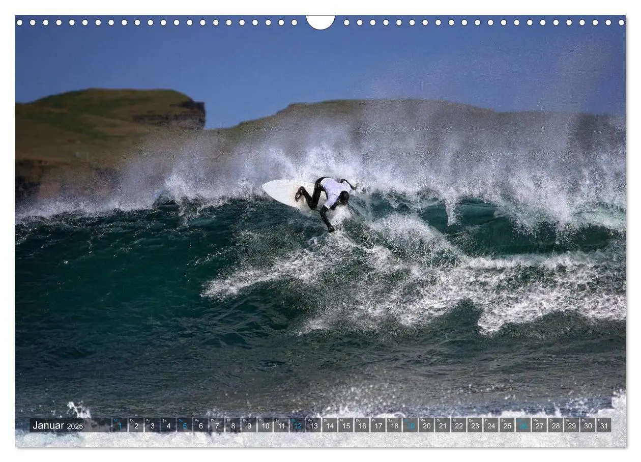 Bild: 9783435632862 | Faszination Surfen (Wandkalender 2025 DIN A3 quer), CALVENDO...