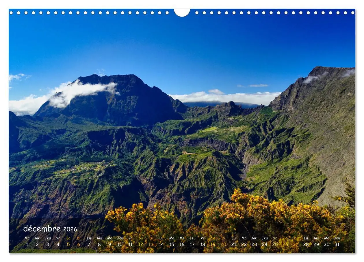 Bild: 9783457272862 | La Rèunion - Côtes fantastiques et paysage montagneux (Calendrier...