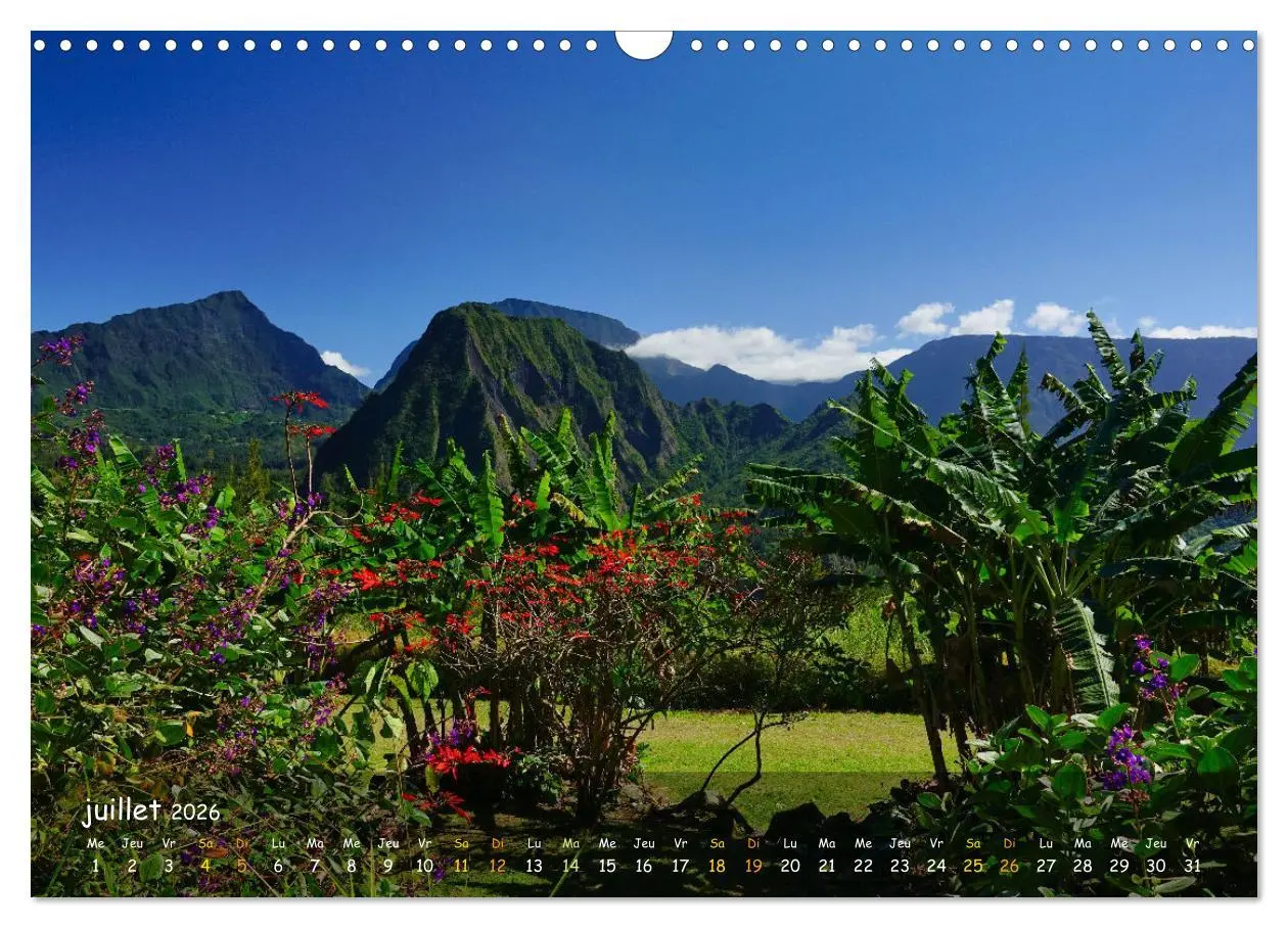 Bild: 9783457272862 | La Rèunion - Côtes fantastiques et paysage montagneux (Calendrier...