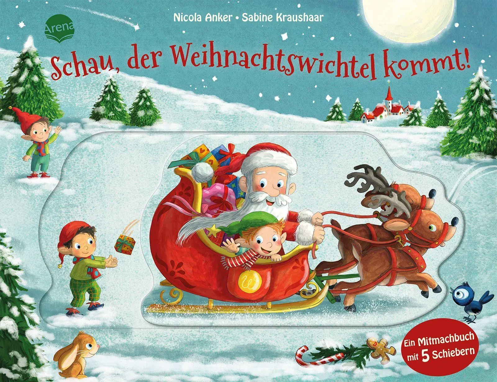Cover: 9783401722962 | Schau, der Weihnachtswichtel kommt! | Nicola Anker | Buch | 10 S.