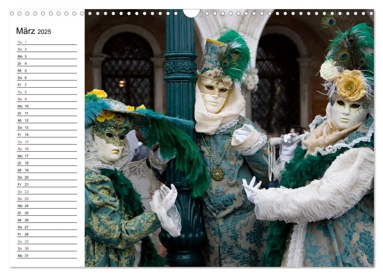 Bild: 9783435552962 | Carnevale di Venezia 2025 (Wandkalender 2025 DIN A3 quer), CALVENDO...