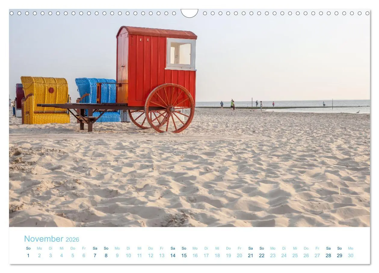 Bild: 9783457642962 | Moin Borkum (Wandkalender 2026 DIN A3 quer), CALVENDO Monatskalender