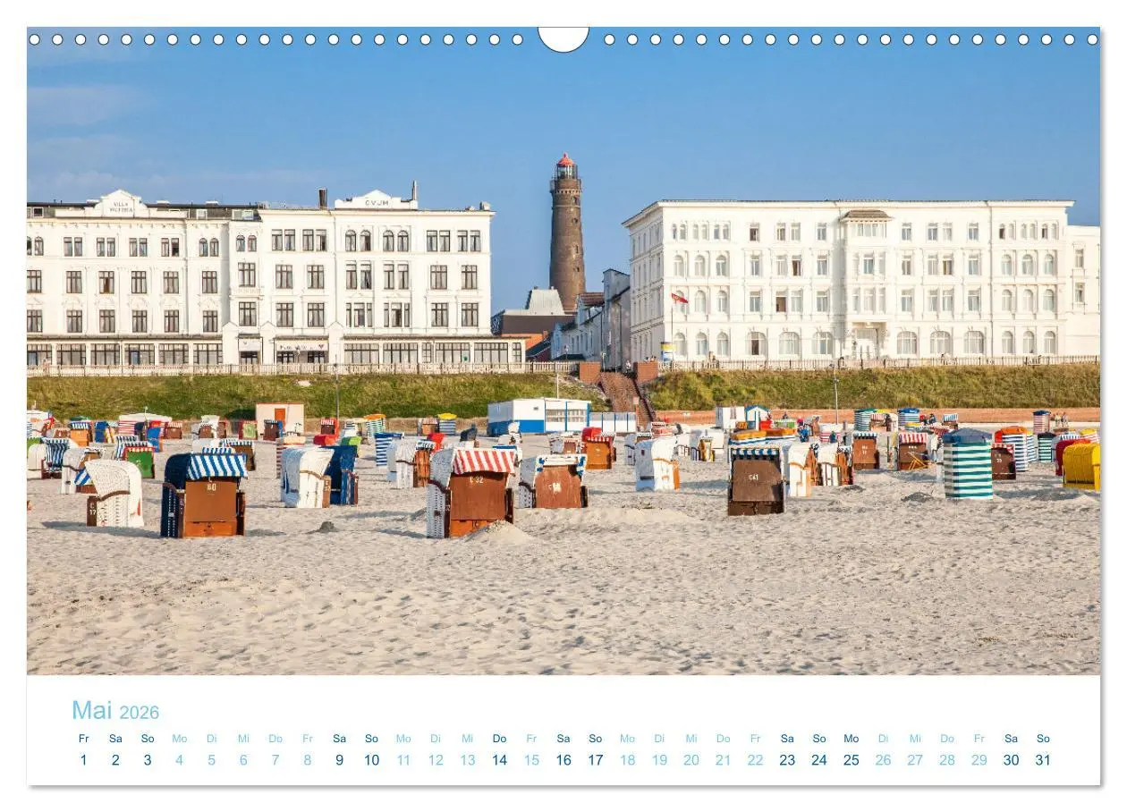 Bild: 9783457642962 | Moin Borkum (Wandkalender 2026 DIN A3 quer), CALVENDO Monatskalender