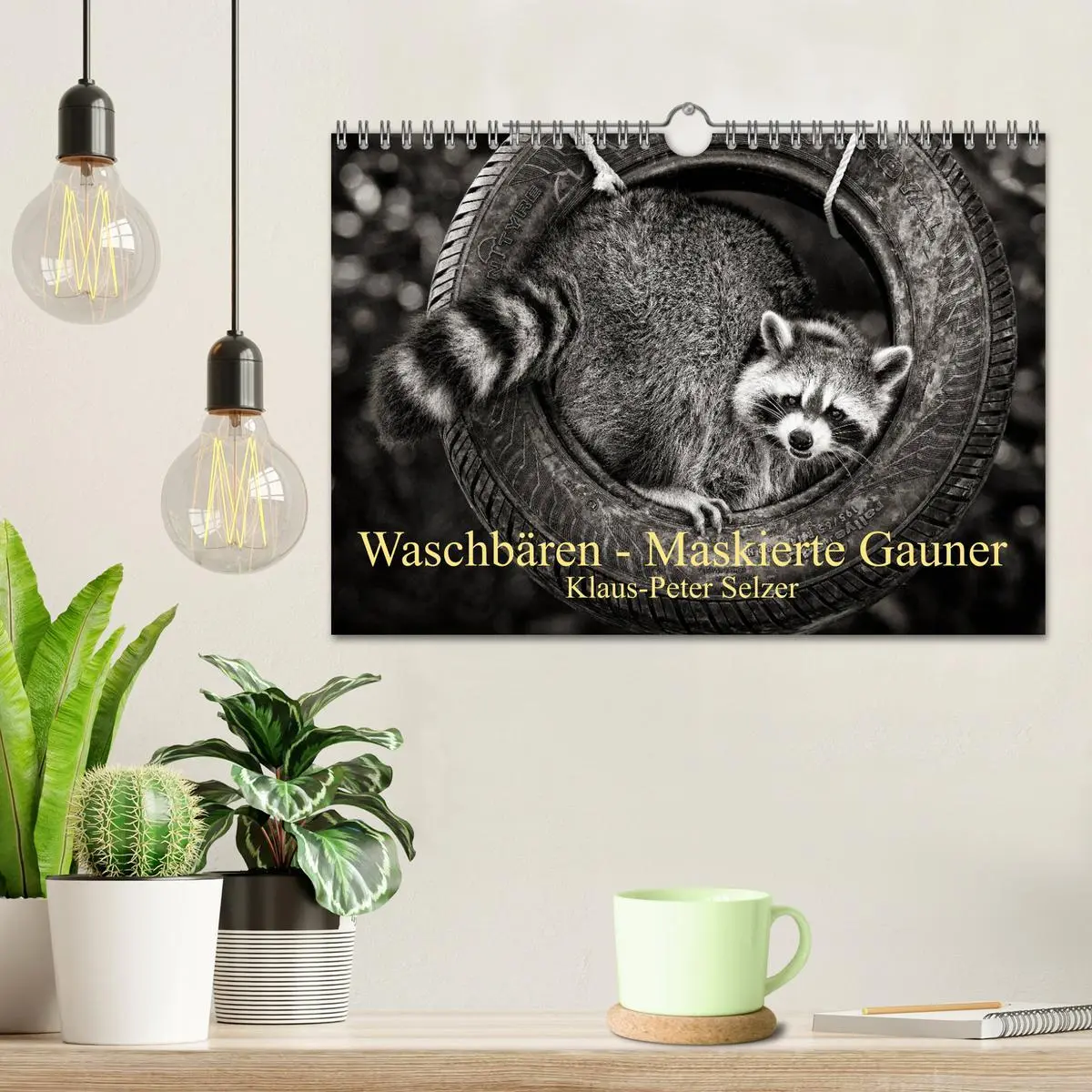Bild: 9783516042962 | Waschbären - Maskierte Gauner (Wandkalender 2026 DIN A4 quer),...