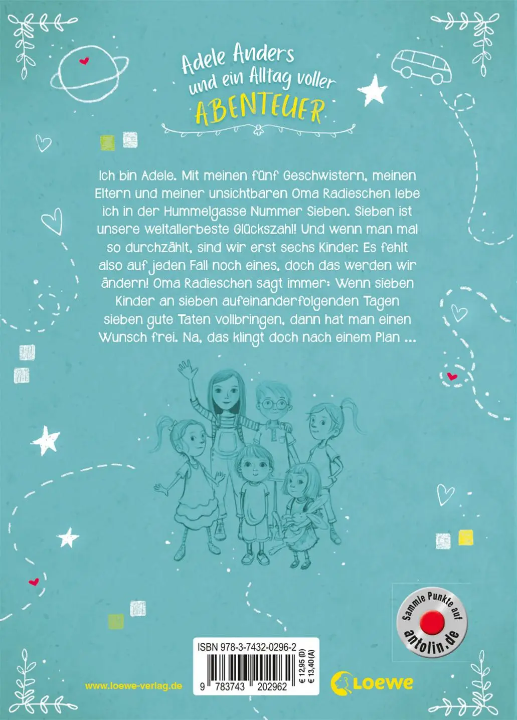 Rückseite: 9783743202962 | Adele möchte die Welt umarmen (Band 1) | Sabine Bohlmann | Buch | 2019