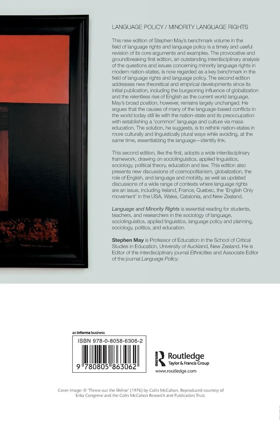 Rückseite: 9780805863062 | Language and Minority Rights | Stephen May | Taschenbuch | Englisch