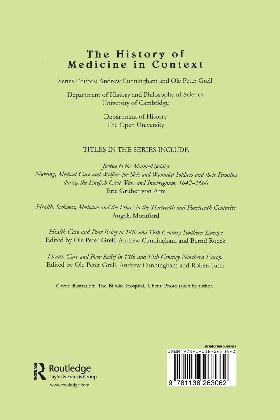 Rückseite: 9781138263062 | Hospital Care and the British Standing Army, 1660-1714 | Arni | Buch