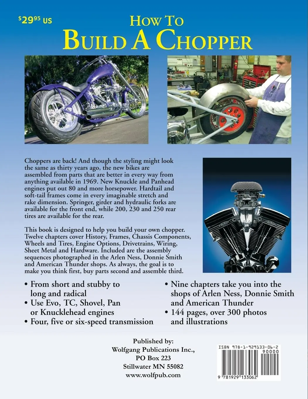 Rückseite: 9781929133062 | How to Build a Chopper | Timothy Remus | Taschenbuch | Englisch | 2017