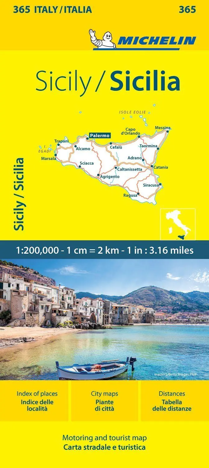 Cover: 9782067263062 | Michelin Sizilien | Map | (Land-)Karte | Michelin-Karten | 1 S. | 2024