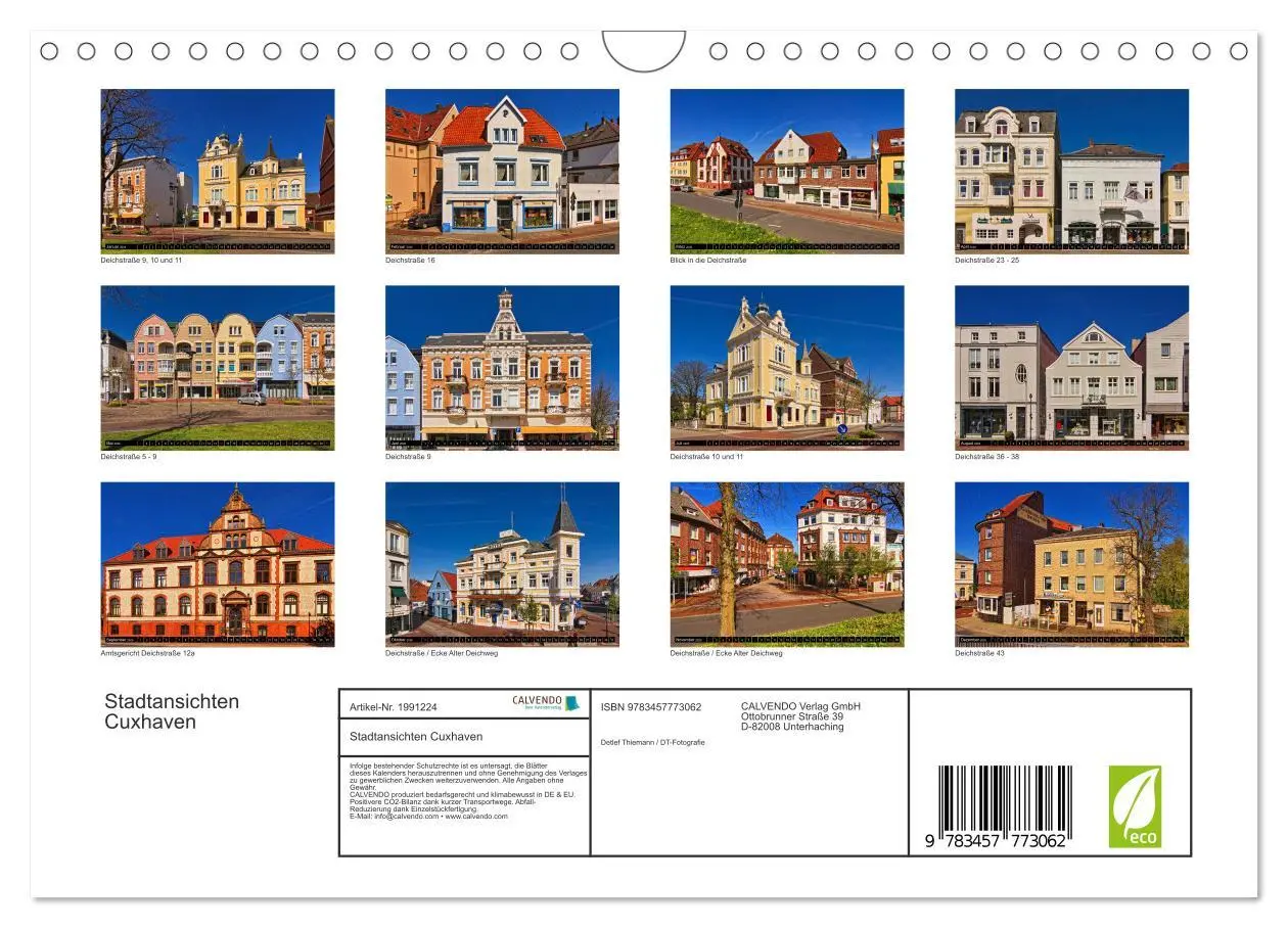 Bild: 9783457773062 | Stadtansichten Cuxhaven (Wandkalender 2026 DIN A4 quer), CALVENDO...