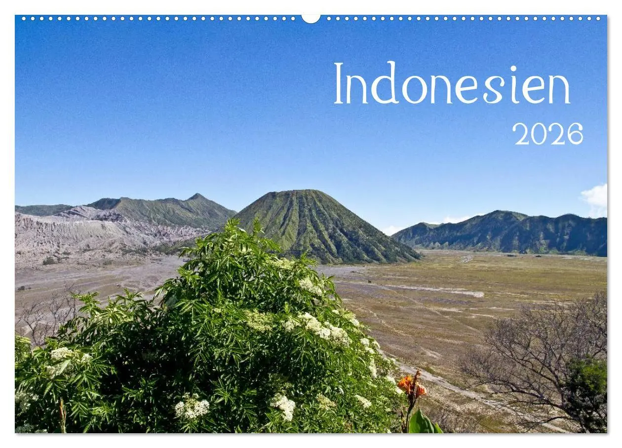 Cover: 9783516173062 | Indonesien (Wandkalender 2026 DIN A2 quer), CALVENDO Monatskalender