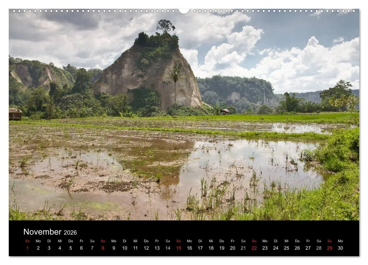 Bild: 9783516173062 | Indonesien (Wandkalender 2026 DIN A2 quer), CALVENDO Monatskalender
