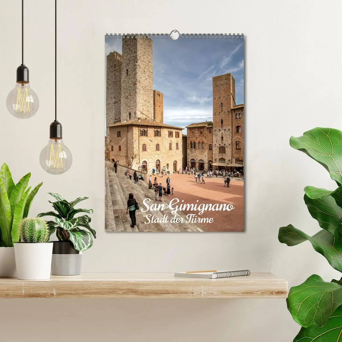 Bild: 9783516243062 | San Gimignano - Stadt der Türme (Wandkalender 2026 DIN A3 hoch),...