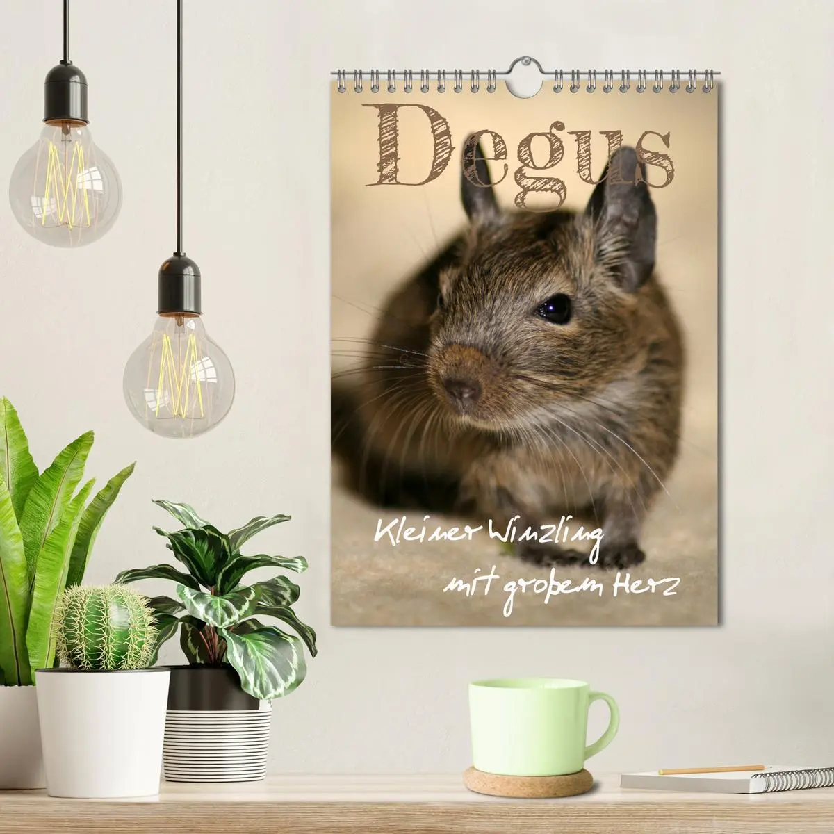 Bild: 9783516313062 | Degus - Winzlinge mit großem Herz (Wandkalender 2026 DIN A4 hoch),...