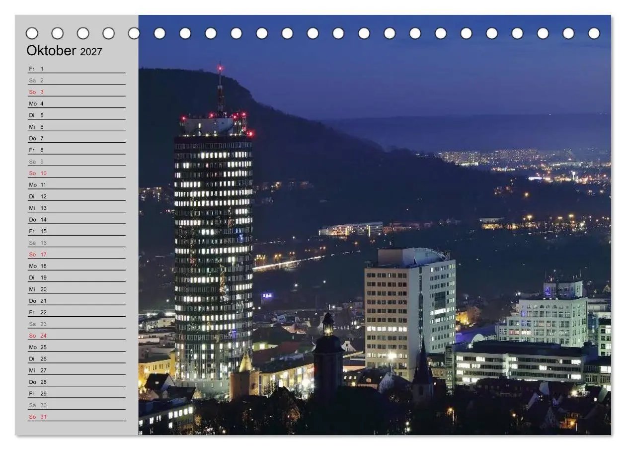 Bild: 9783569953062 | Jena in Thüringen (Tischkalender 2027 DIN A5 quer), CALVENDO...
