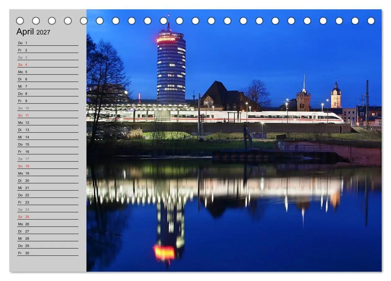 Bild: 9783569953062 | Jena in Thüringen (Tischkalender 2027 DIN A5 quer), CALVENDO...