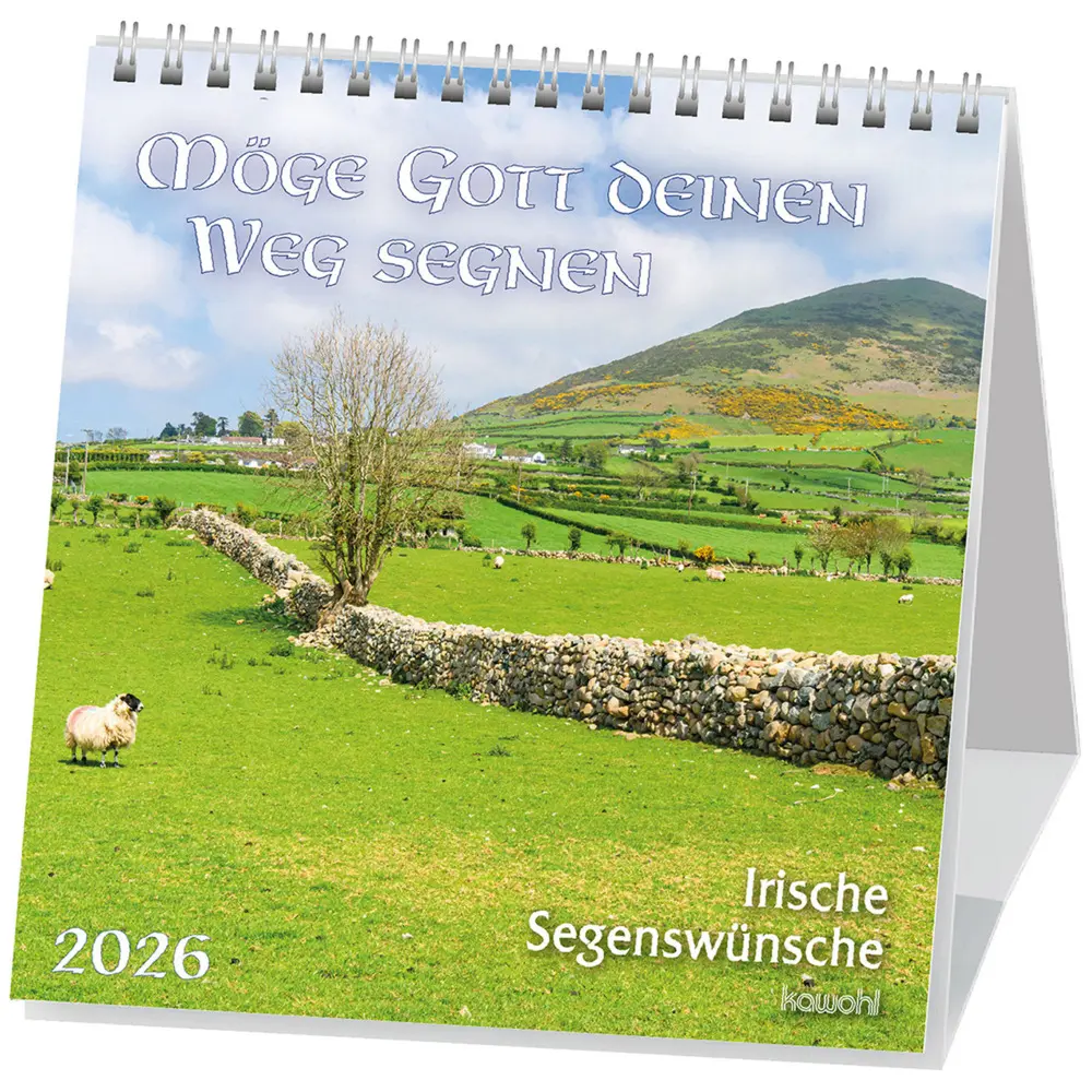 Cover: 9783754843062 | Möge Gott deinen Weg segnen 2026 | Irische Segenswünsche | Kalender