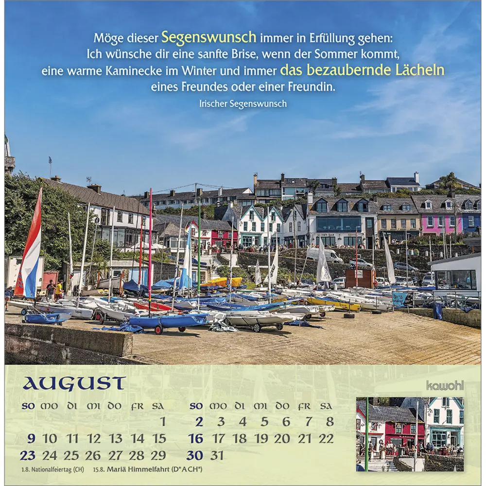 Bild: 9783754843062 | Möge Gott deinen Weg segnen 2026 | Irische Segenswünsche | Kalender