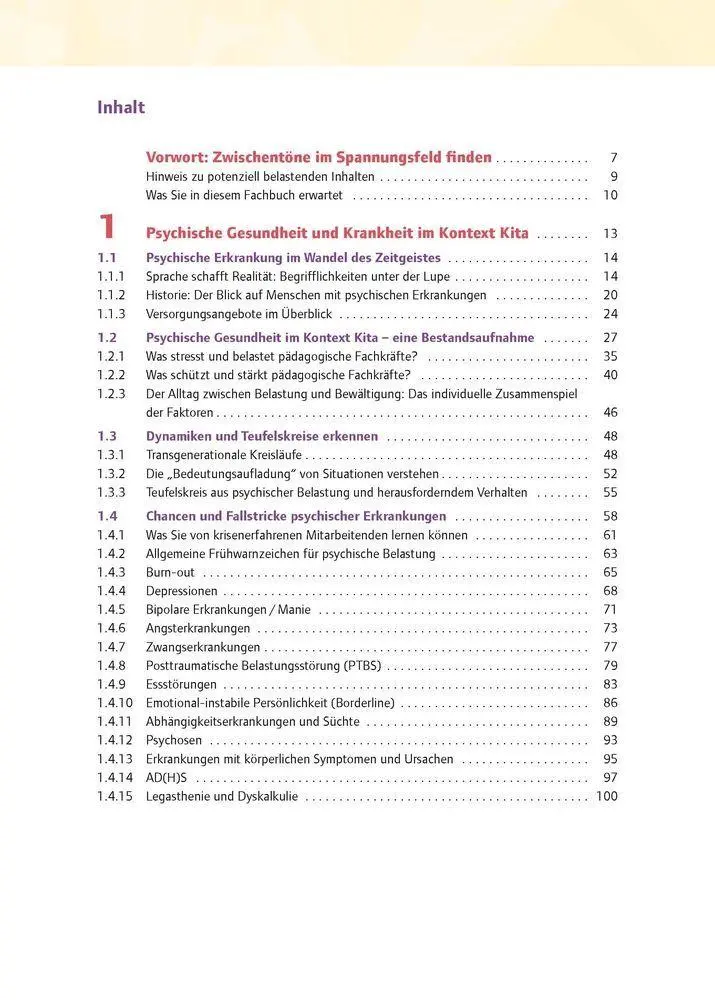 Bild: 9783834653062 | Psychische Erkrankungen im Kita-Team | Lena Wellen | Taschenbuch