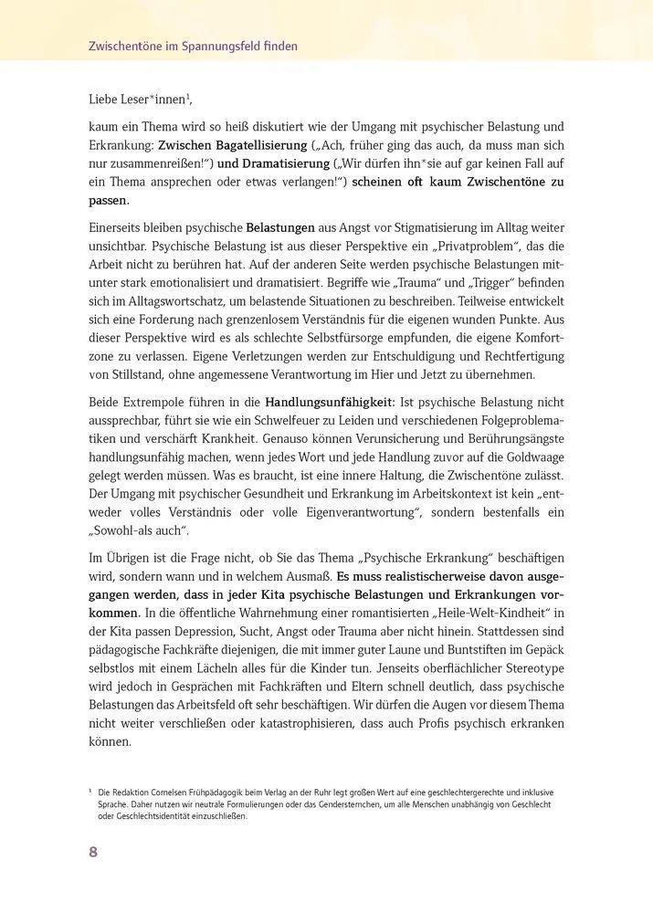 Bild: 9783834653062 | Psychische Erkrankungen im Kita-Team | Lena Wellen | Taschenbuch