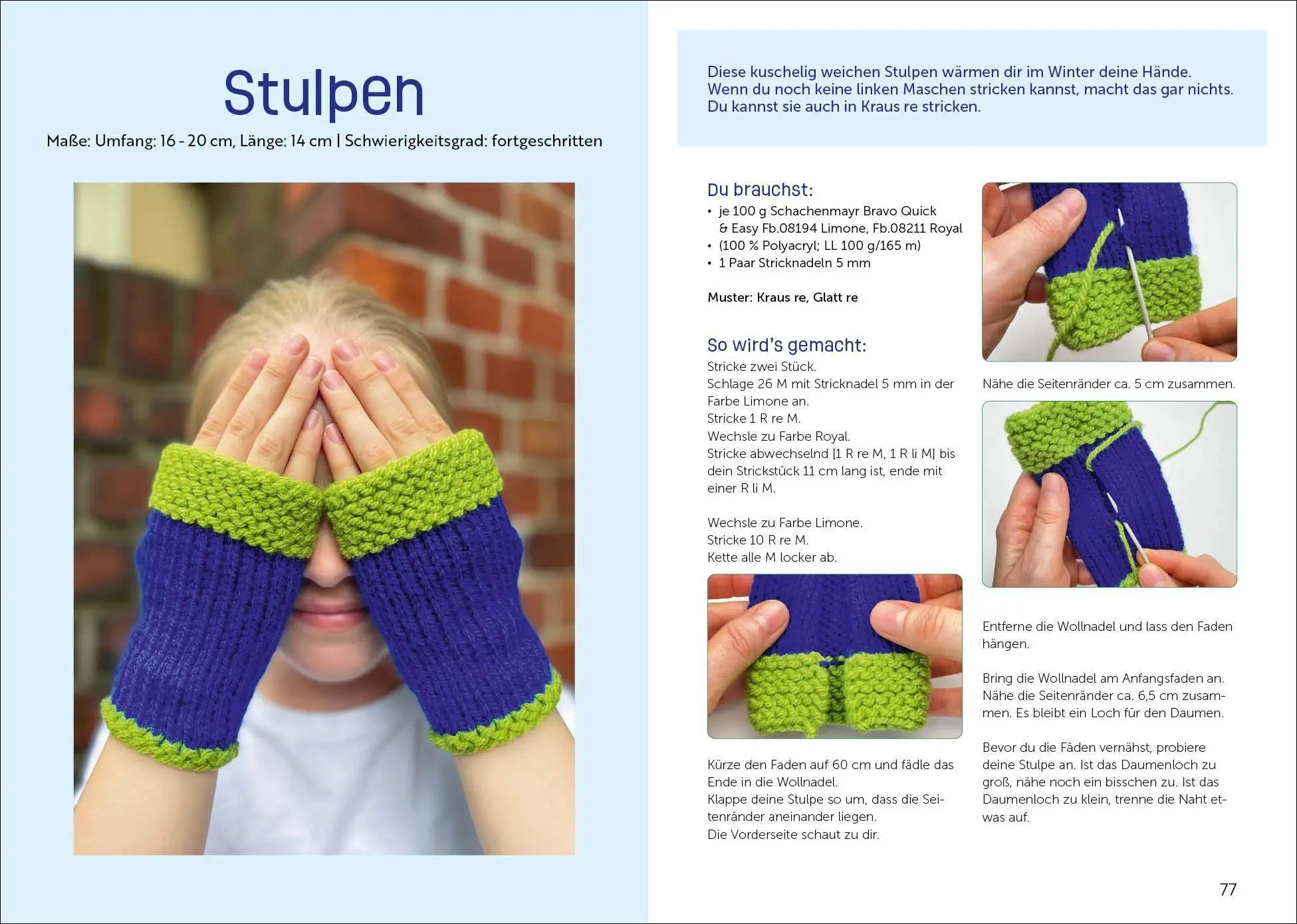 Bild: 9783841103062 | Mit Spaß Stricken lernen | 20 coole Projekte für Kids ab 8 Jahren