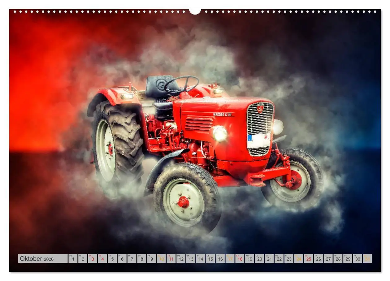 Bild: 9783457833162 | Traktor Legenden (Wandkalender 2026 DIN A2 quer), CALVENDO...