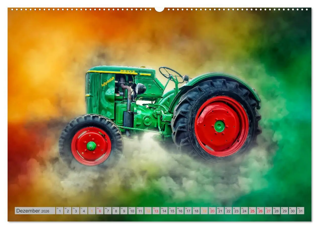 Bild: 9783457833162 | Traktor Legenden (Wandkalender 2026 DIN A2 quer), CALVENDO...