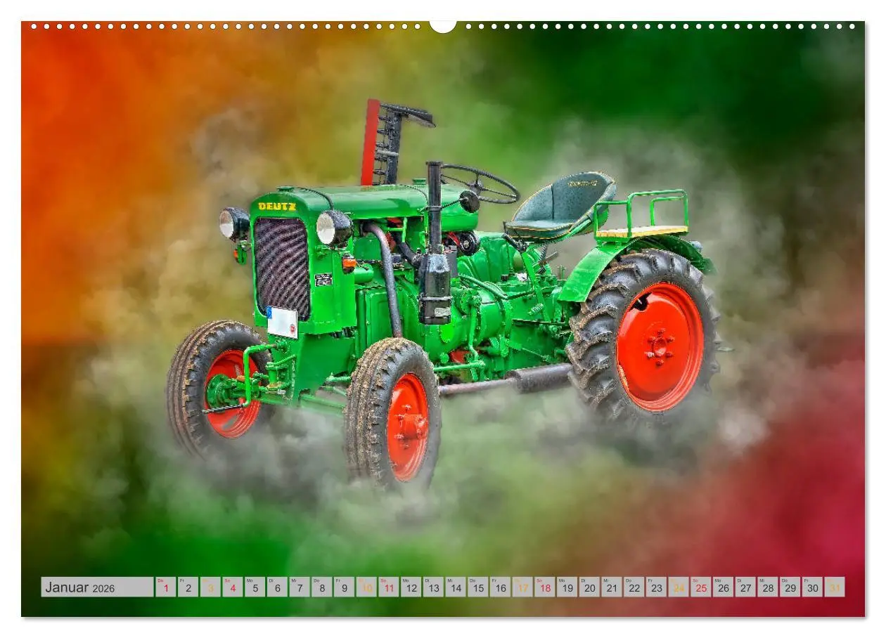 Bild: 9783457833162 | Traktor Legenden (Wandkalender 2026 DIN A2 quer), CALVENDO...