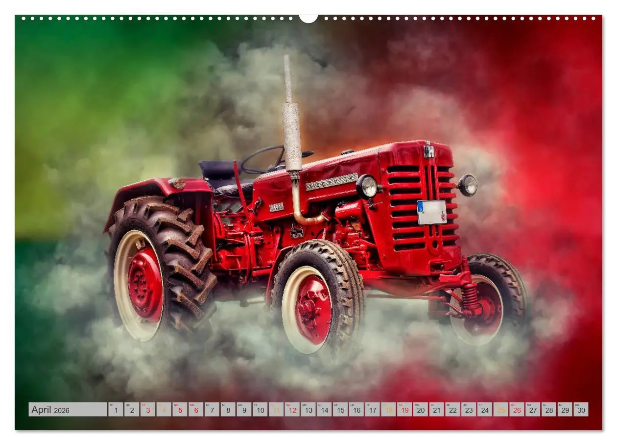 Bild: 9783457833162 | Traktor Legenden (Wandkalender 2026 DIN A2 quer), CALVENDO...