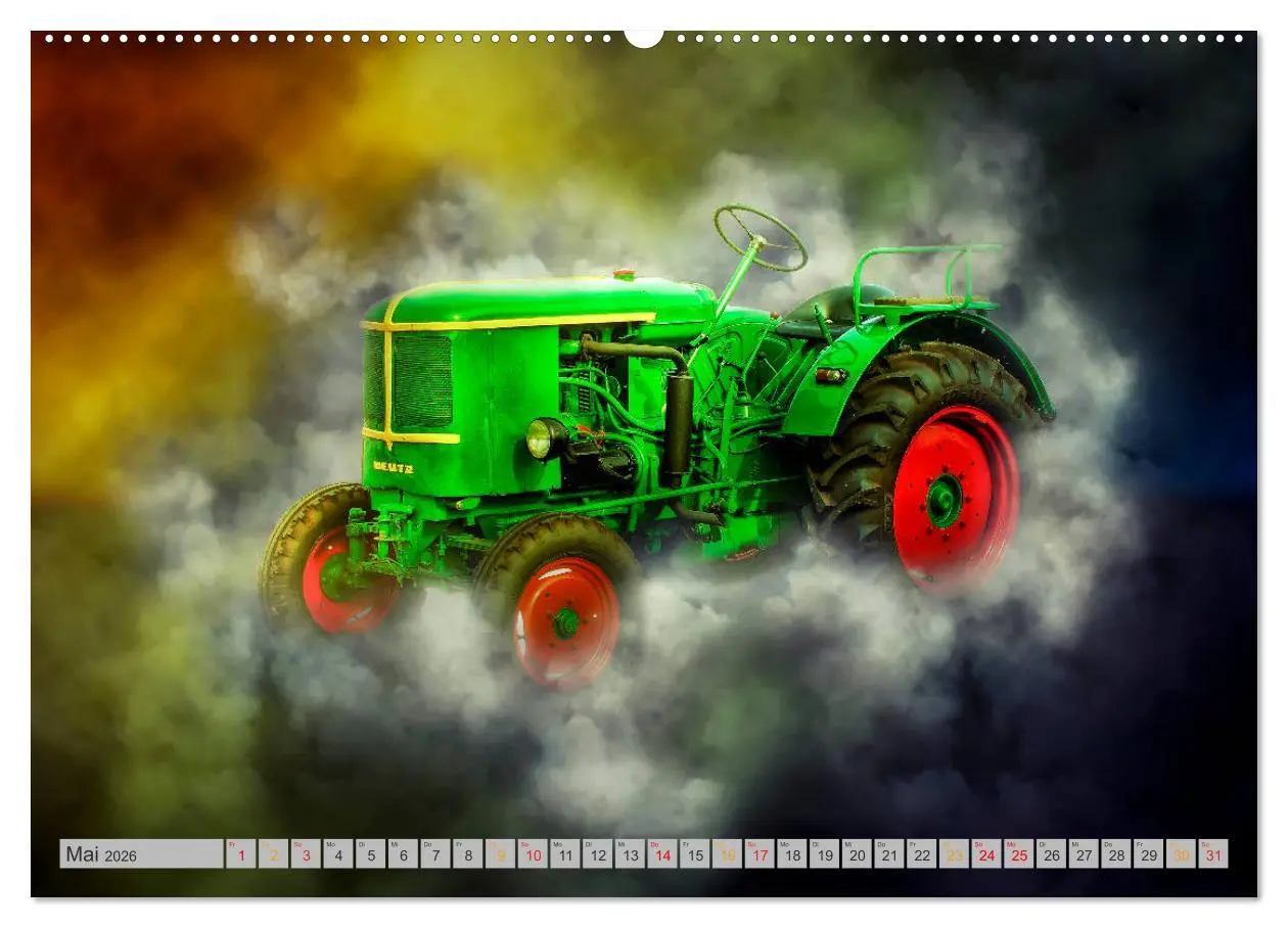 Bild: 9783457833162 | Traktor Legenden (Wandkalender 2026 DIN A2 quer), CALVENDO...