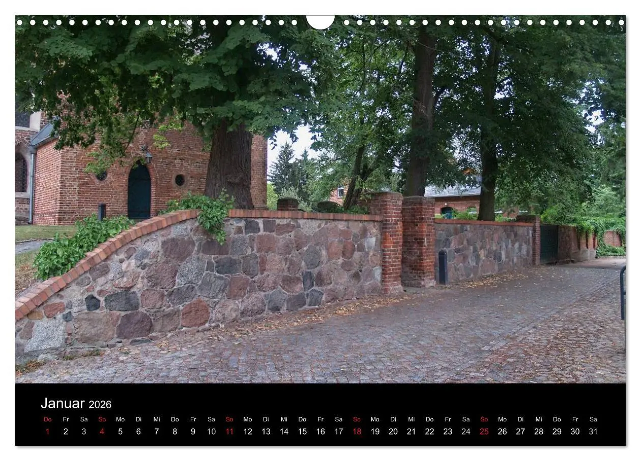 Bild: 9783516163162 | Dorfkirchen in Brandenburg (Wandkalender 2026 DIN A3 quer),...