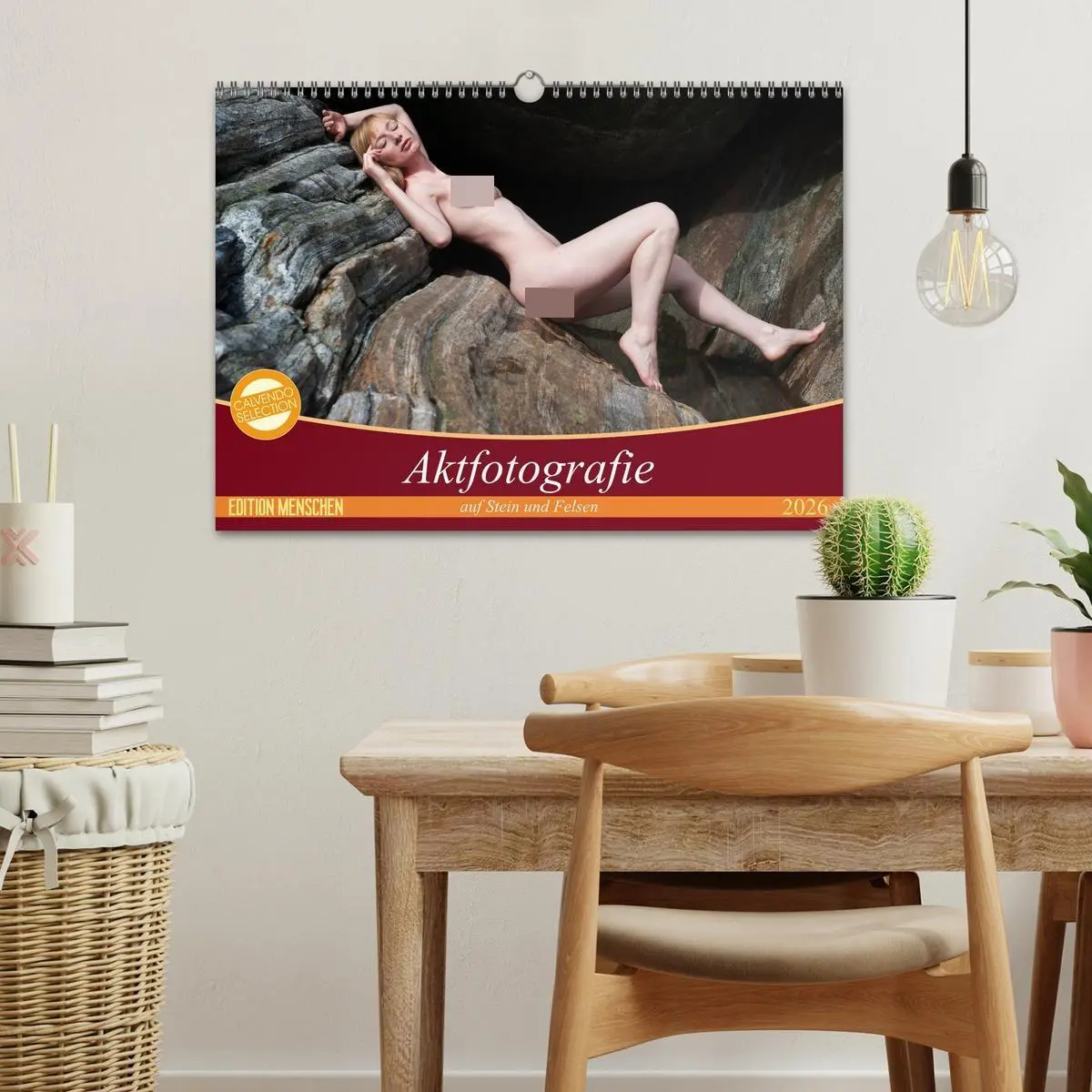 Bild: 9783516233162 | Aktfotografie auf Stein und Felsen (Wandkalender 2026 DIN A3 quer),...