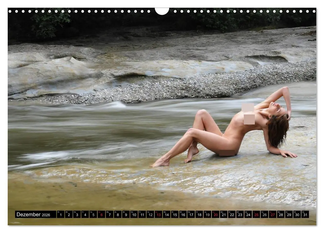 Bild: 9783516233162 | Aktfotografie auf Stein und Felsen (Wandkalender 2026 DIN A3 quer),...