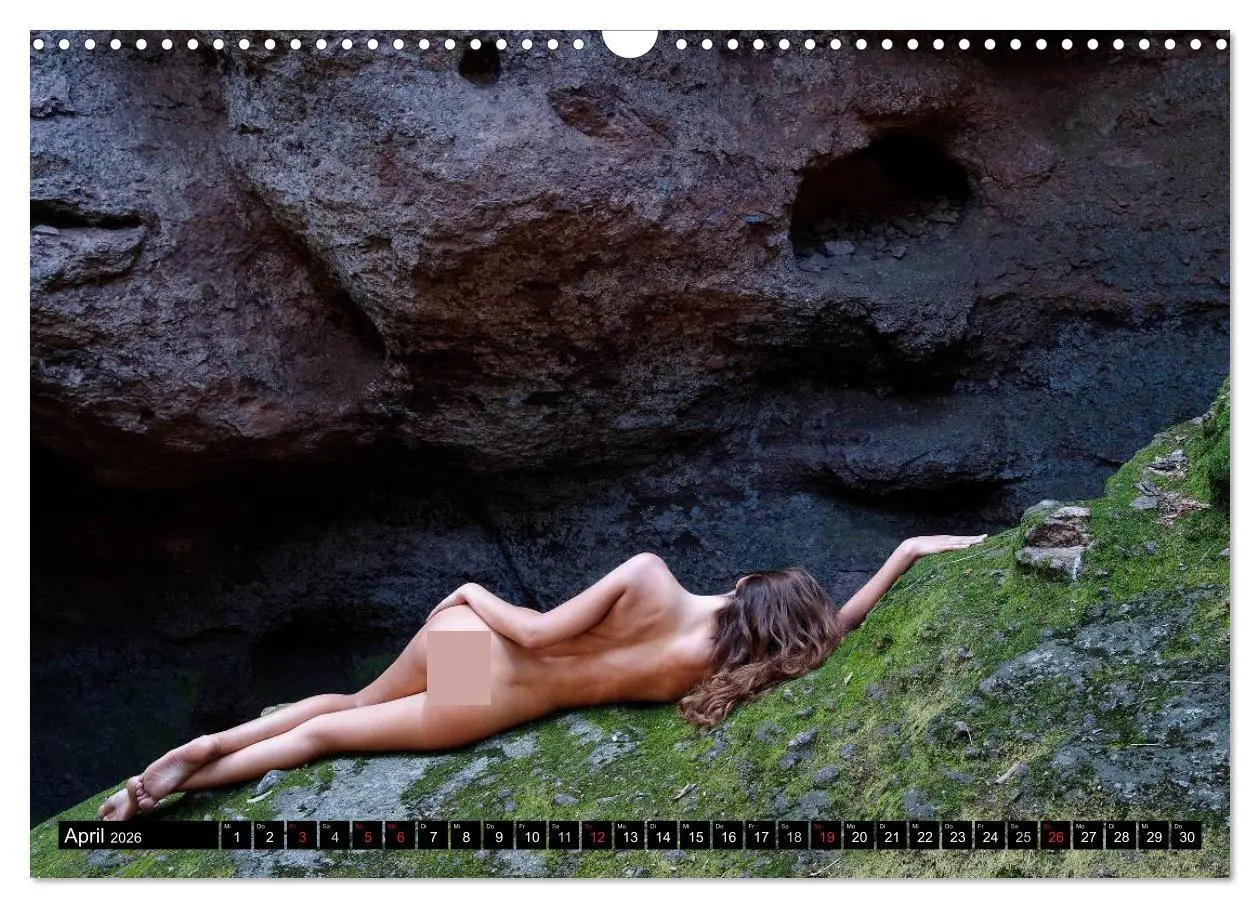 Bild: 9783516233162 | Aktfotografie auf Stein und Felsen (Wandkalender 2026 DIN A3 quer),...
