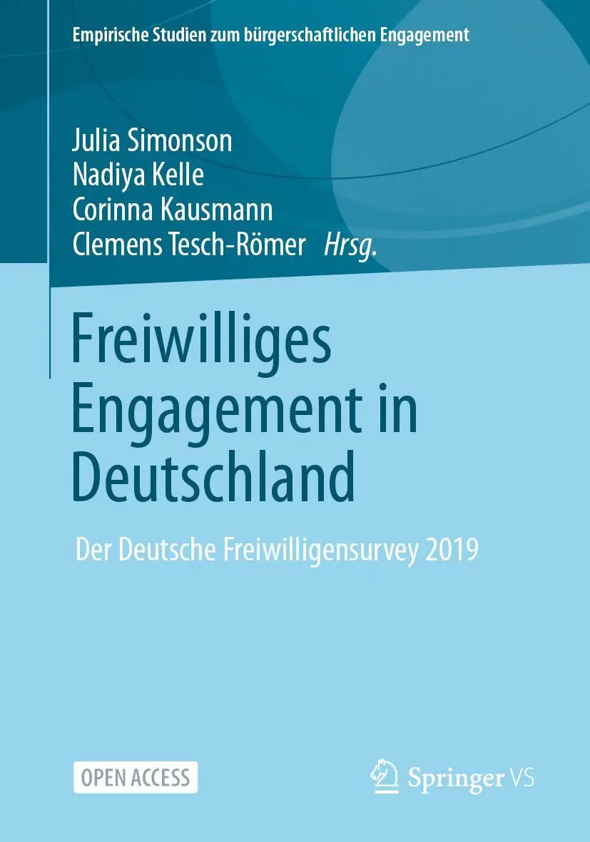 Cover: 9783658353162 | Freiwilliges Engagement in Deutschland | Julia Simonson (u. a.) | Buch