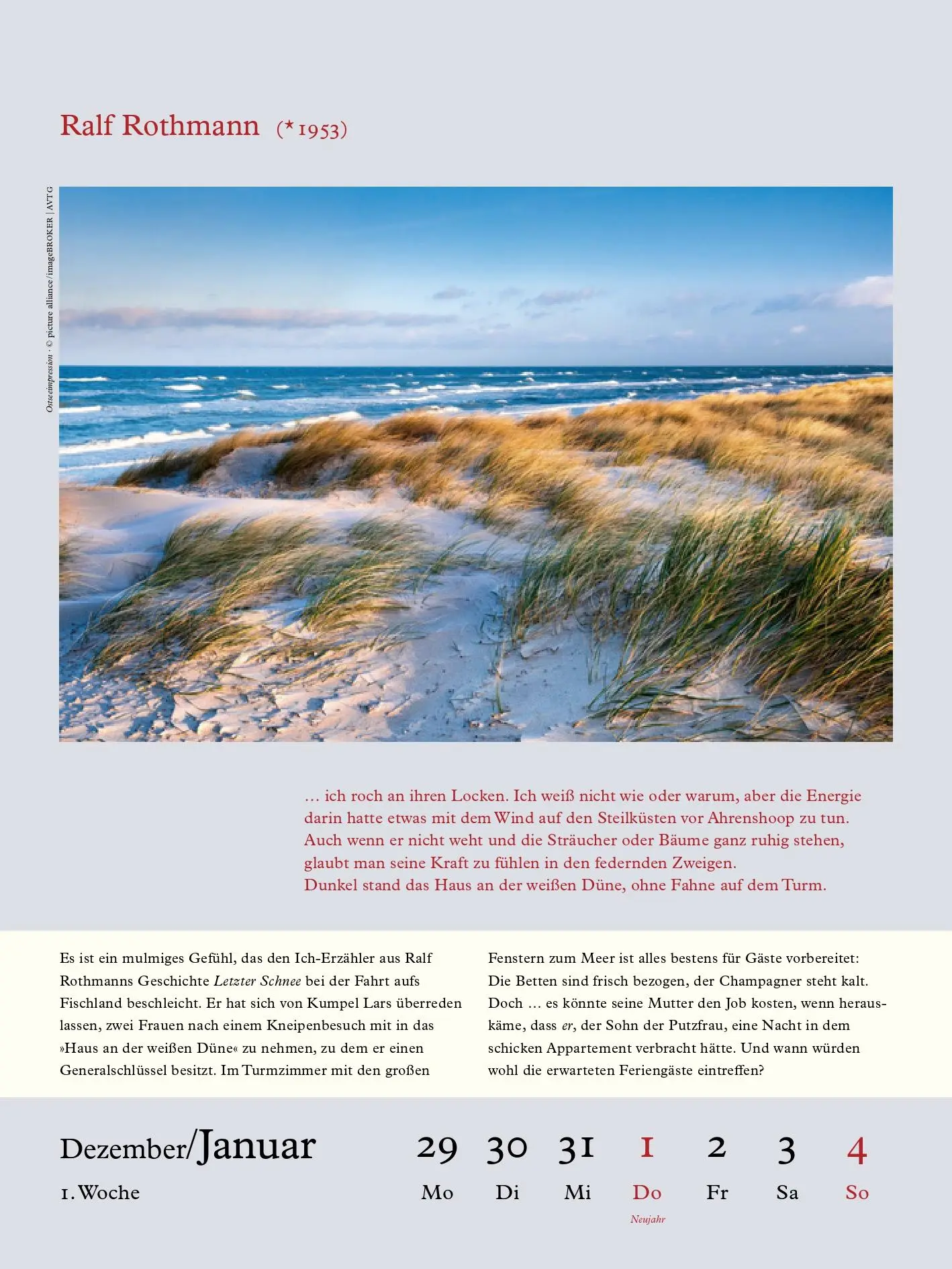 Bild: 9783869153162 | Literarische Ostsee Kalender 2026 | Susanne Nadolny | Kalender | 56 S.