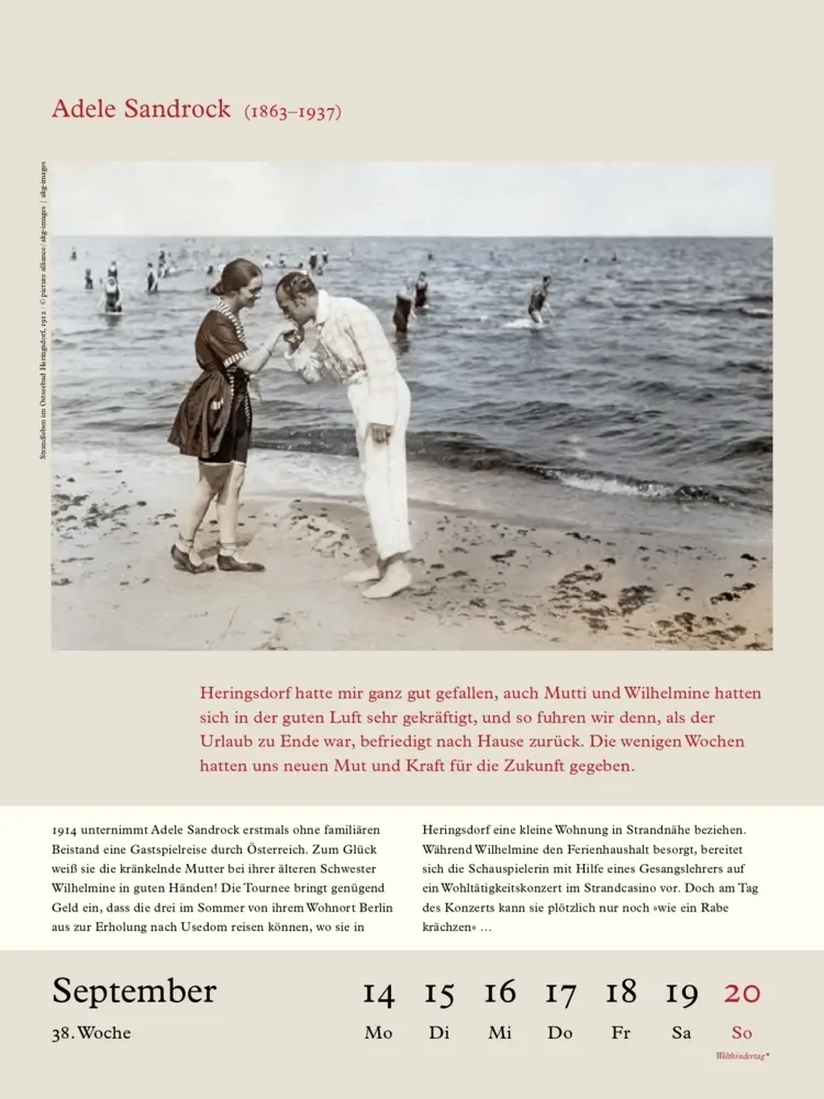 Bild: 9783869153162 | Literarische Ostsee Kalender 2026 | Susanne Nadolny | Kalender | 2026