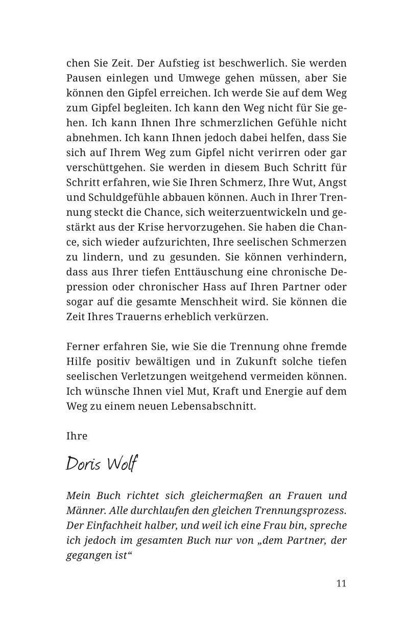 Bild: 9783910253162 | Wenn der Partner geht | Trennungsschmerz und Liebeskummer bewältigen.
