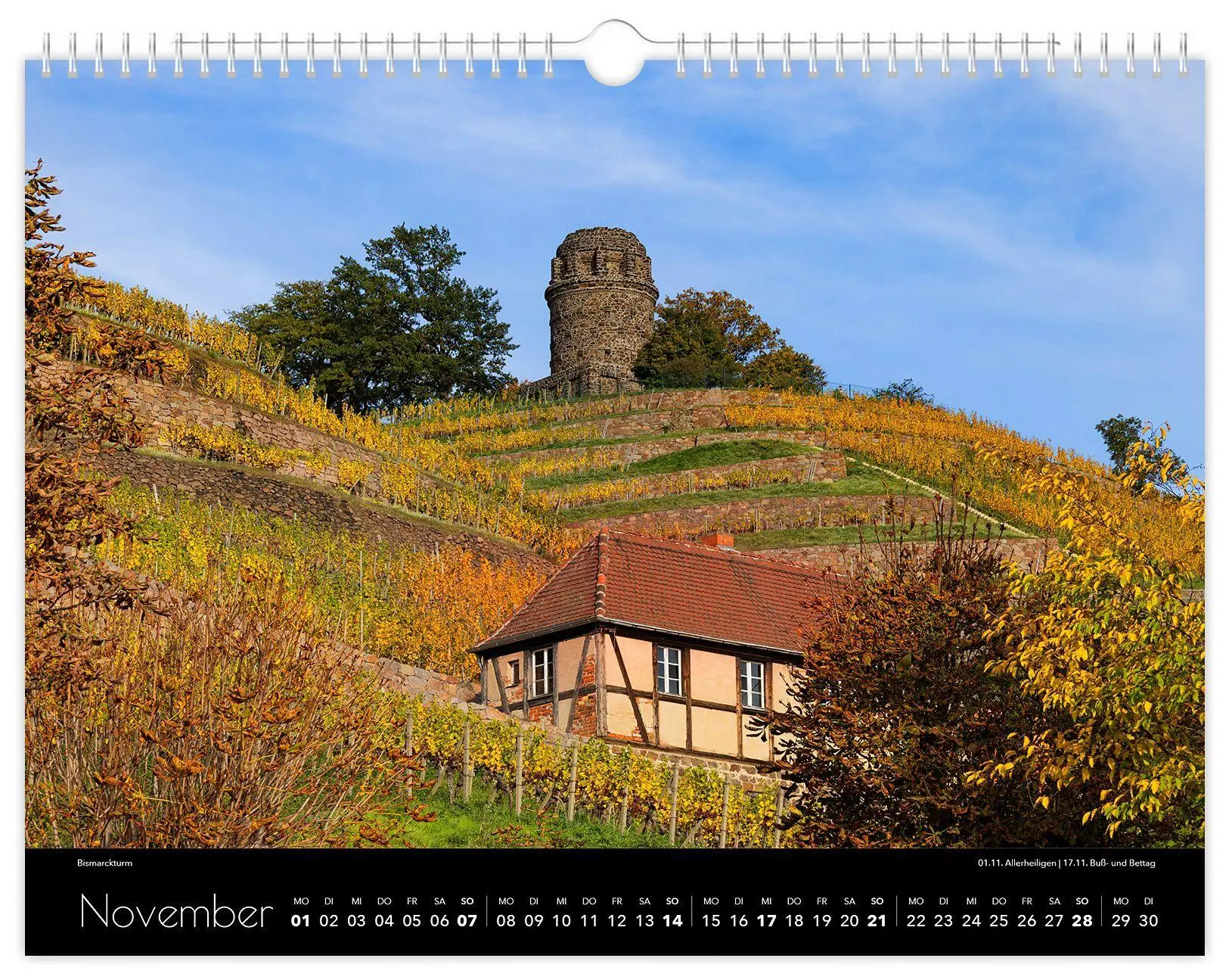 Bild: 9783912303162 | Kalender Radebeul 2027 | 40 x 30 cm schwarzes Kalendarium | Schubert