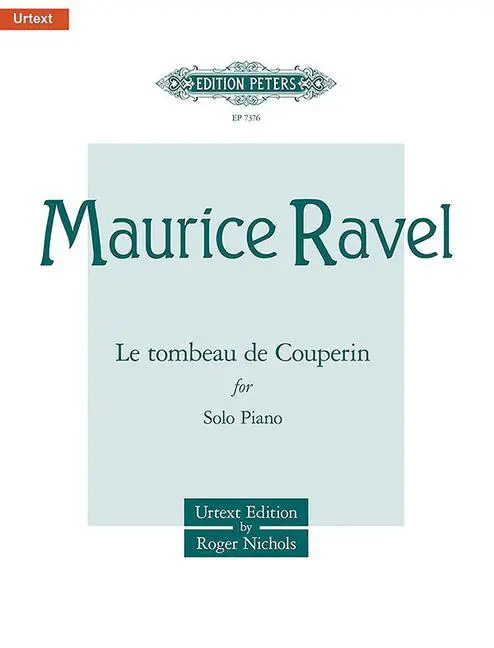 Cover: 9790577083162 | Le tombeau de Couperin for Piano | Klavier (allein) | Maurice Ravel