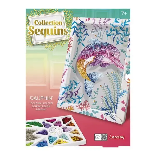 Bild: 3181860203262 | Lansay Collection Sequins Paillettenkunst Delfin | 3220326 | 2024
