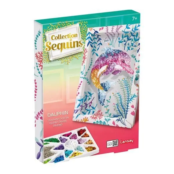 Bild: 3181860203262 | Lansay Collection Sequins Paillettenkunst Delfin | 3220326 | 2024